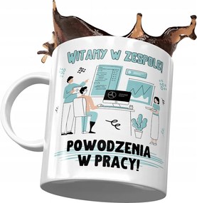 Köszöntő bögre Munkahelyi üdvözlés fényképes nyomtatással