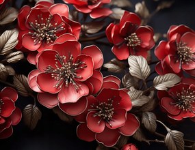 Poszter 65x50cm Virágos mese