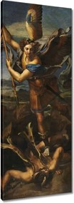 Festmények 40x100 Mihály arkangyal és a Sátán