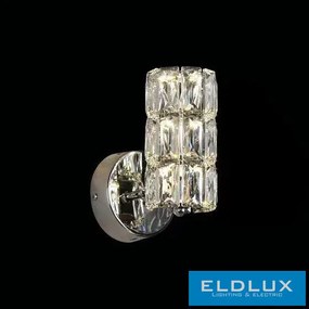ELDLUX W89450-3 Kristály Fali Lámpa IP20