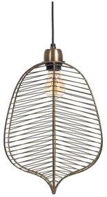 Aranyszínű függőlámpa fém búrával – Ixia