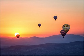 Hőlégballon képe (90x60 cm)