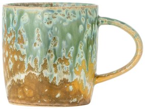 Sárga-világoszöld kőedény csésze 400 ml Milani – Bloomingville