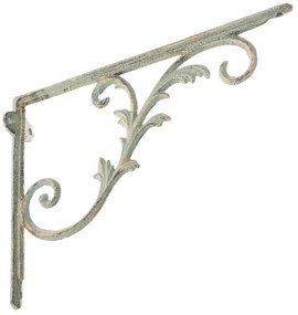 Öntöttvas konzol polc alá Mensola fehér, 20 x 27cm