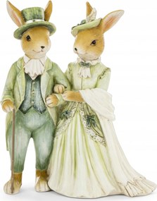 Nyuszi pár húsvéti figura nyuszi dekoráció tavaszi ajándék