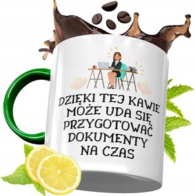 Zöld Bögre Titkárnőnek Születésnapi Ajándék Nyomtatott Fotóval