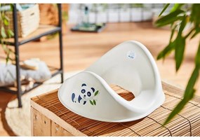 Fehér WC-szűkítő PANDA – Rotho