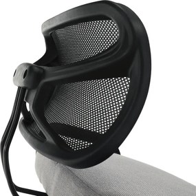 Ergonómikus térdeplőülés, szürkésbarna Taupe/fekete, RUFUS