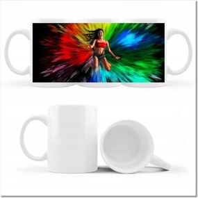 Nyomtatott bögre Színes robbanás Színek