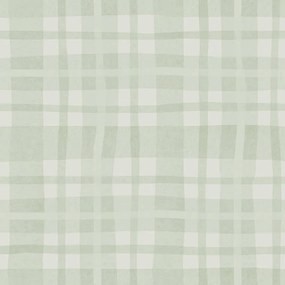 Holden Decor Adventure Awaits Ivy Plaid zöld kockás papír tapéta – 14000