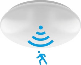 Kültéri Lámpa Plafon Terasz Erkély Led 12W IP54 Mikrohullámú Érzékelő