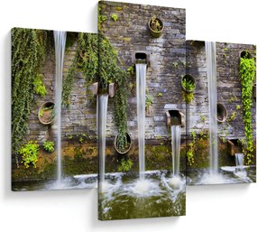 Kép - Kőfal, Hamburg, Németország (90x60 cm)