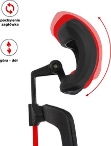 Forgószék ergonomikus fekete. BENTO