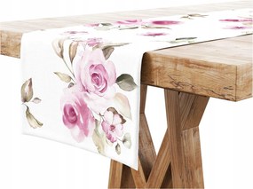 Asztalterítő 40x220 Virágok Rózsa 8527