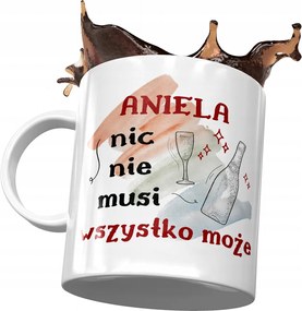 Bögre Angyal Feleség Barátnő Ajándék Nyomtatott Fotóval