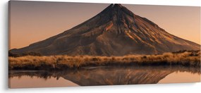 A Mount Taranaki visszaverődése, Új-Zéland (120x50 cm)