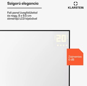 Klarstein Wonderwall Smart Bornholm, infravörös hősugárzó, 100 x 60 cm, 600 W, applikáció