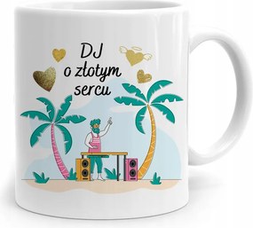Dja Zene Arany Szívű Dj Bögre Ajándék fényképes nyomtatással