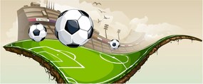Kép - futballpálya (120x50 cm)