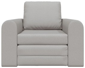 Padlós Sofa Ágy 2 az 1-ben Felhőszürke 98x71x83 cm Textil