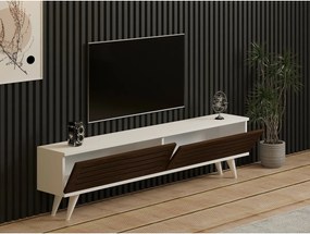 Hill Walnut and White TV-asztal