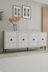 Yuka 180 - Sapphire Oak, White