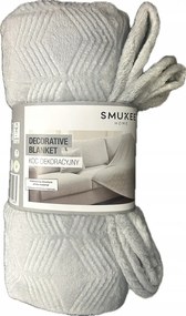 Takaró Smukee dekoratív dombornyomott mintás 150x200cm hamuszürke világos szürke 665