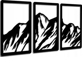 Áttört Falikép Gyönyörű Hegyek Tájkép 120CM