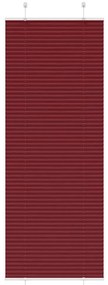 pliszírozott redőny Bordeaux piros 80x200 cm szövetszélesség