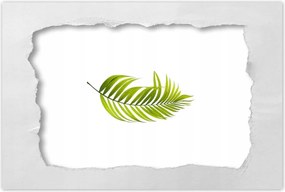 Poszterek 90x60 Zöld levél Minimalizmus