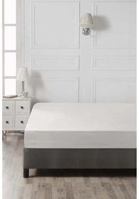 Fehér gumis pamut lepedő 140x200 cm – Mijolnir