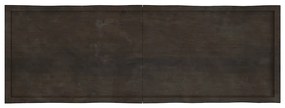 sötétbarna kezelt tömör asztallap 180x60x(2-4) cm