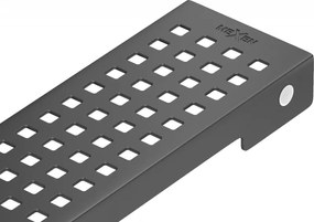 Mexen Flat M08 60 cm-es vonalmenti lefolyó burkolat, fekete - 1725060