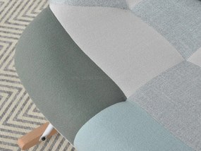 Fotel Sibyla (patchwork + fehér bükk). 1110390