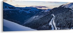 Egy havas lejtő képe (120x50 cm)