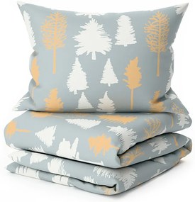 Pamut ágynemű HOLLY REST szürke Ágyneműhuzat mérete: 70 x 90 cm | 140 x 200 cm