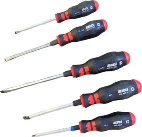 5 részes würth zebracsavarhúzó készlet lapos kereszthornyú pz1 pz2
