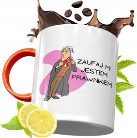 Narancssárga Bögre Ügyvédnek Ajándék fényképes nyomtatással