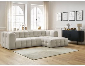 Bézs sarokkanapé (jobb oldali) Cloud – Bobochic Paris