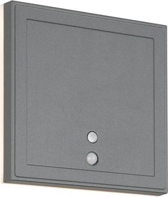 TRIO R23056242 FORTALEZA Fali Lámpa Mozgásérzékelővel Antracit LED IP44