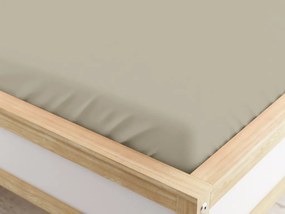 Mikroszálas gumis lepedő homokszínű 160 x 200 cm