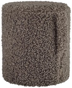 Sötétbarna buklé puff Teddy – Blomus