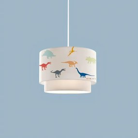 Gyerek csillár CANDY 1xE27/40W/230V fehér/többszínű