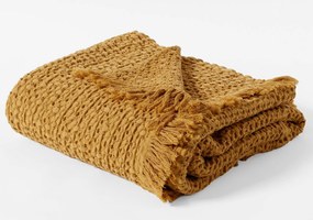 Ágytakaró Pléd Takaró 125x200 Favo Mustard E29382