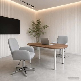 vidaXL Forgós Íróasztali Székek 2 db 54 x 58 x 90 cm Világosszürke