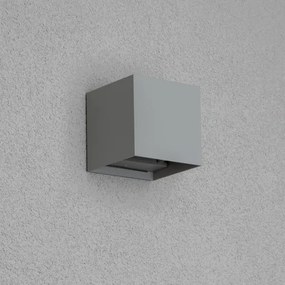 Brilagi - LED Kültéri fali lámpa CUBE LED/6W/230V szürke IP54
