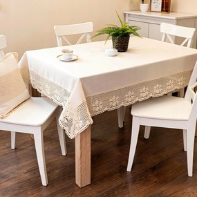 Rachela Abrosz áttört mintával, szélesség 140 x magasság 220cm, szín 012 krémszínű