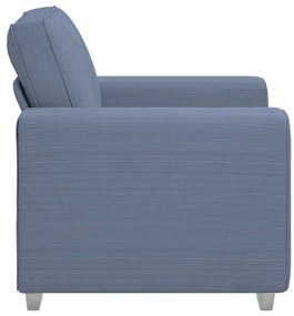kék kordbársony szövet kanapészék 60 cm