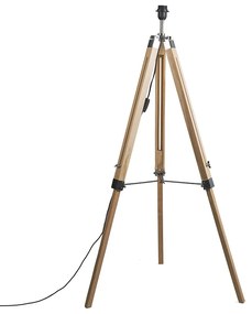 Rusztikus állólámpa fa nélkül árnyékoló - Tripod