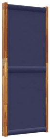 sötétkék 3 paneles térelválasztó 210 x 180 cm